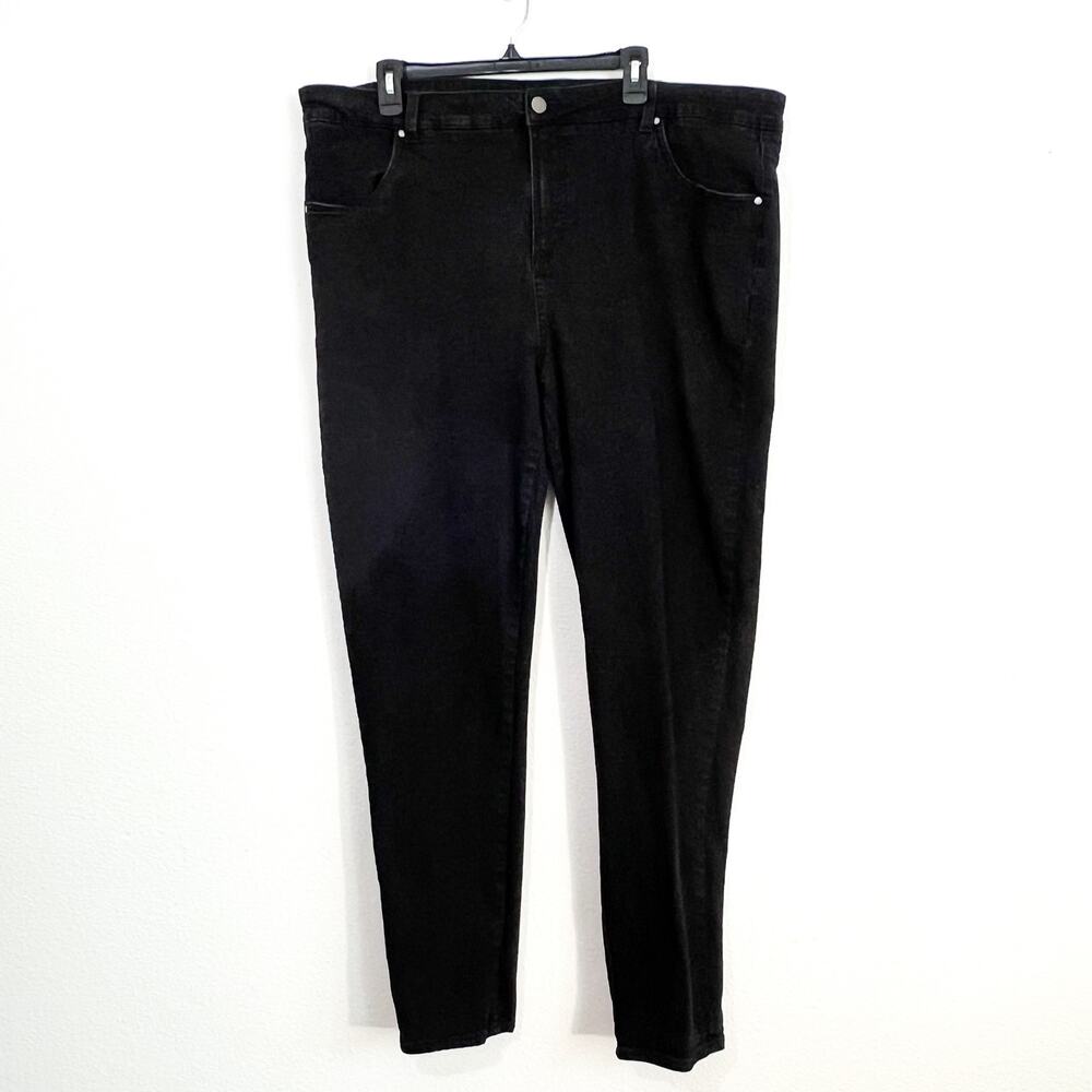 Universal Standard Jeans Womens Plus Size 24 Skinny Stretch Casual Denim Cotton - Picture 2 of 8